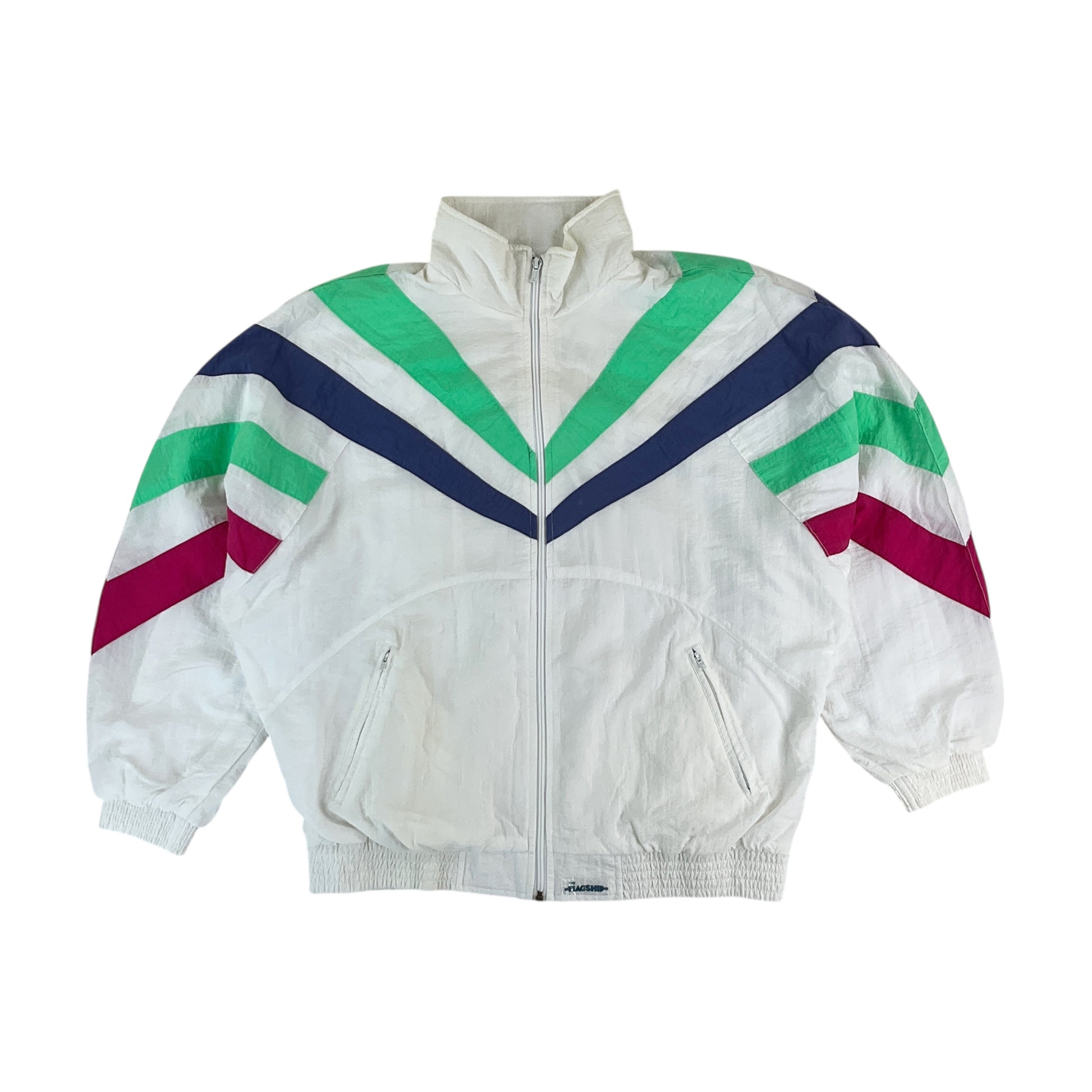 Flagship 90s Retro Jacke - Medium-Flagship-olesstore-vintage-secondhand-shop-austria-österreich