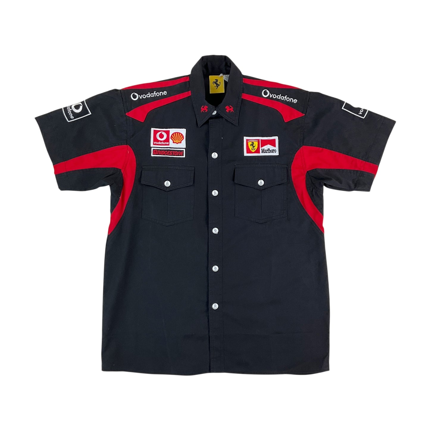 Ferrari 90s Hemd - XL-FERRARI-olesstore-vintage-secondhand-shop-austria-österreich
