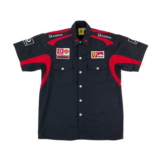 Ferrari 90s Hemd - XL-FERRARI-olesstore-vintage-secondhand-shop-austria-österreich