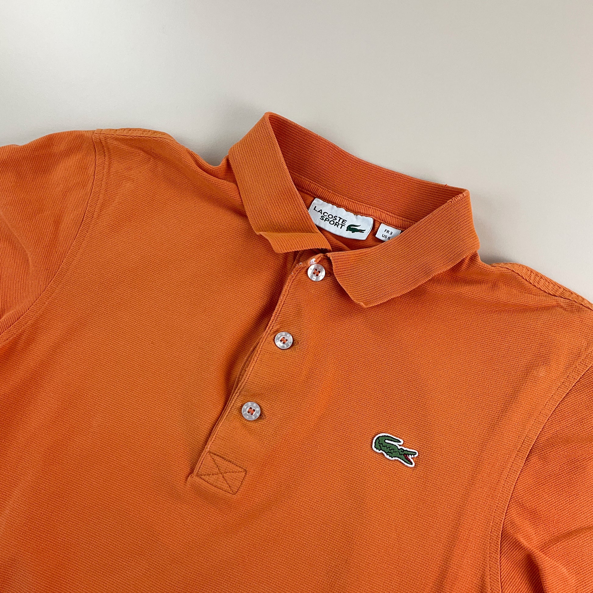 Lacoste Basic Polo Shirt - 3/Small-LACOSTE-olesstore-vintage-secondhand-shop-austria-österreich