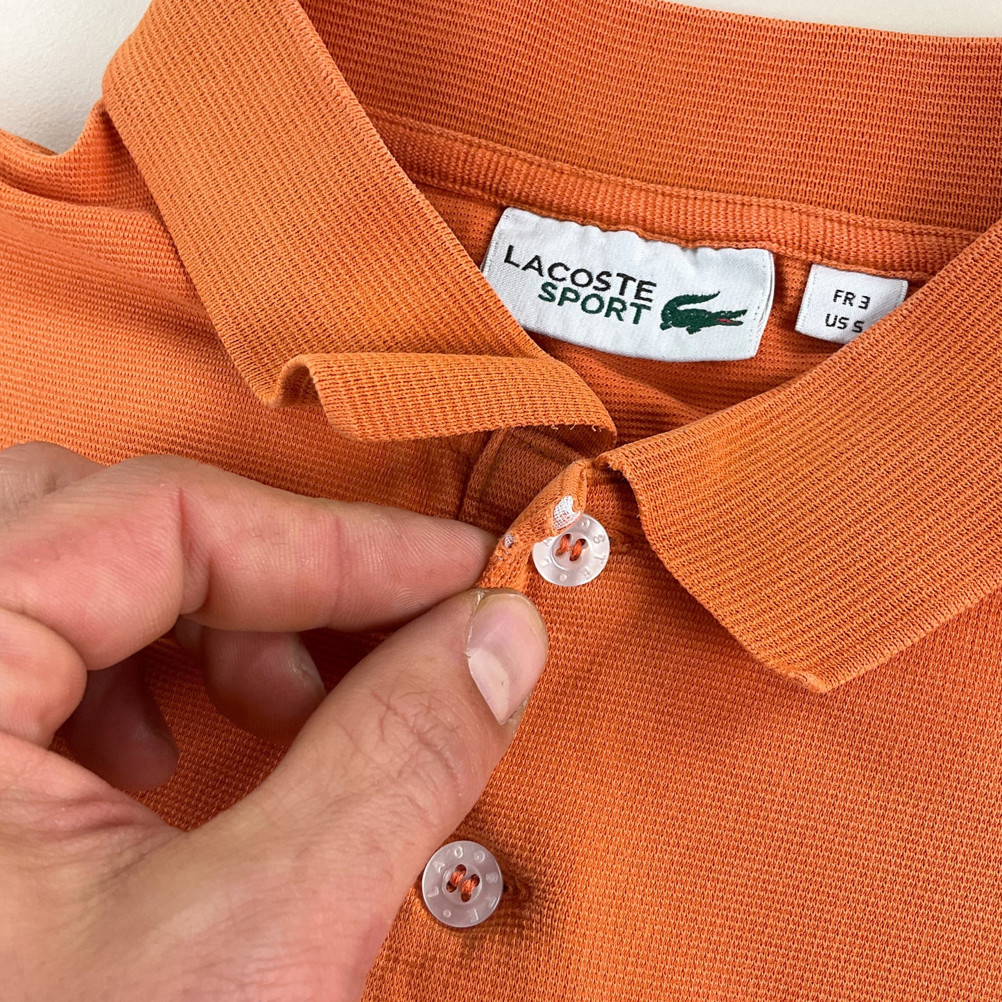 Lacoste Basic Polo Shirt - 3/Small-LACOSTE-olesstore-vintage-secondhand-shop-austria-österreich