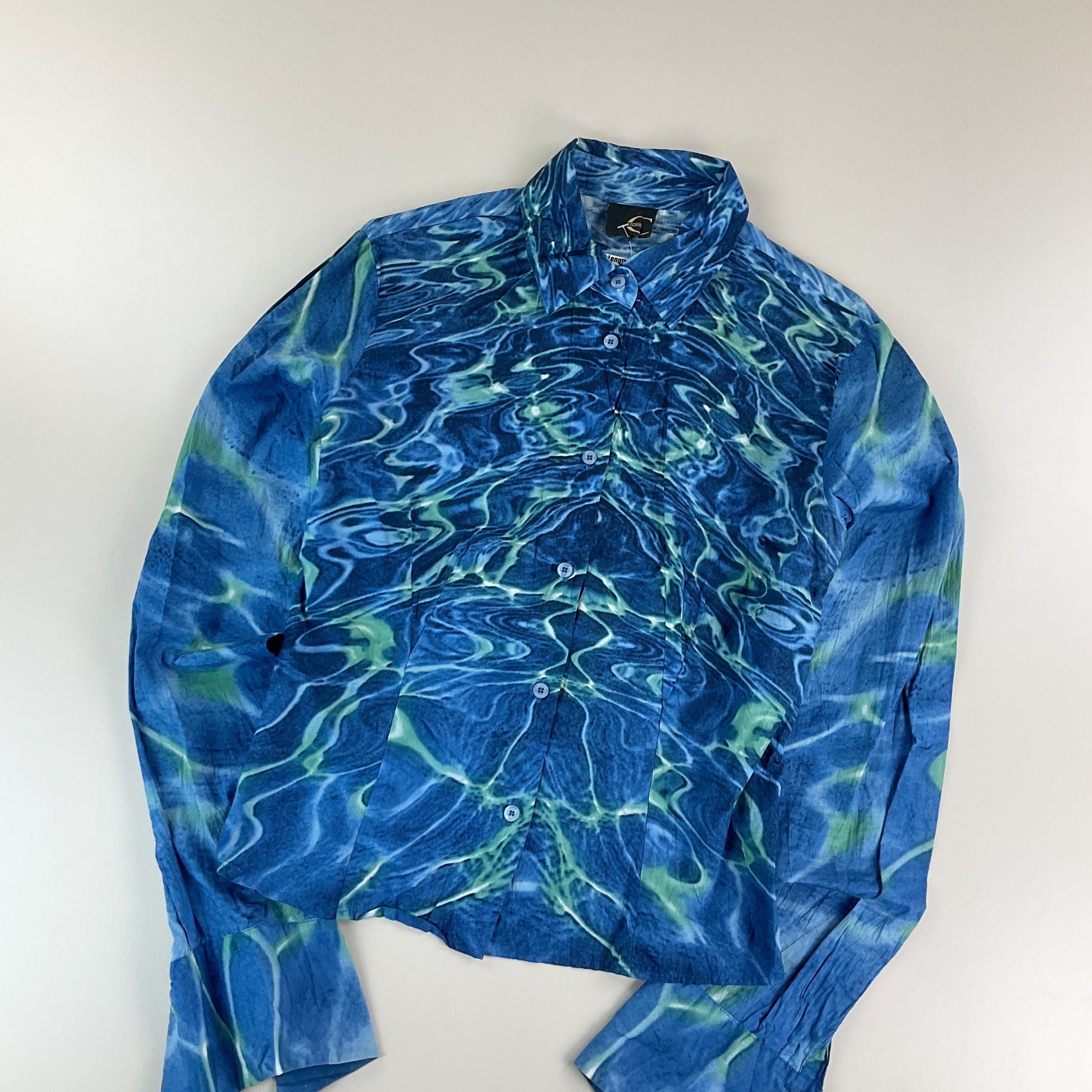 Roberto Just Cavalli Y2K Hemd - 44/Damen-ROBERTO CAVALLI-olesstore-vintage-secondhand-shop-austria-österreich