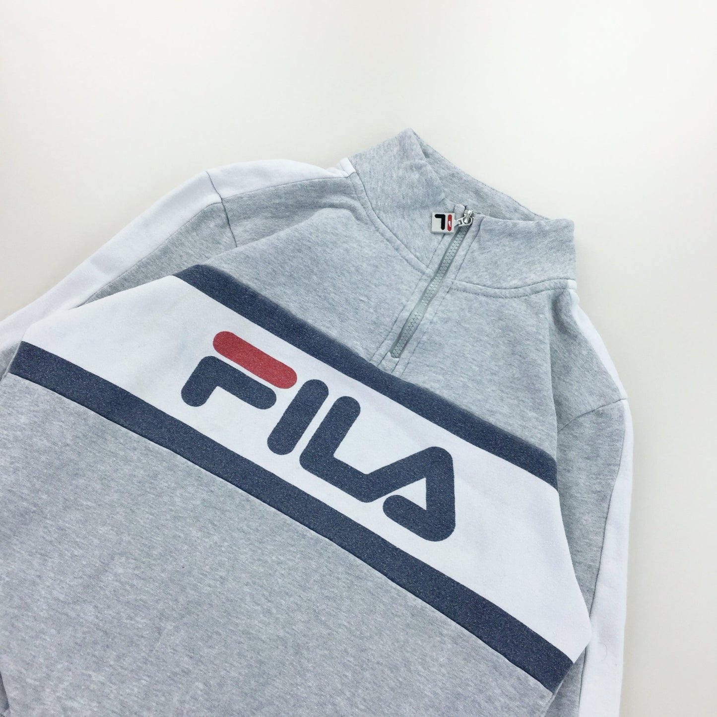 Fila 1/4 Zip Sweatshirt - Women/XS-olesstore-vintage-secondhand-shop-austria-österreich