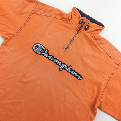 Champion 1/4 Sweatshirt - Medium-Champion-olesstore-vintage-secondhand-shop-austria-österreich