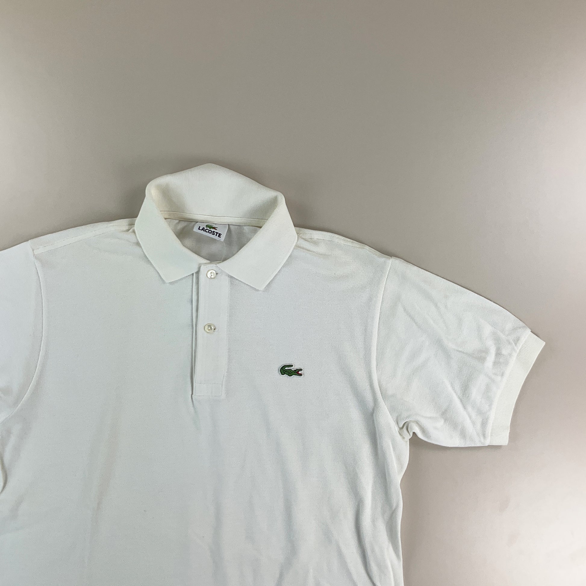 Lacoste Basic Polo Shirt - 4/Medium-LACOSTE-olesstore-vintage-secondhand-shop-austria-österreich