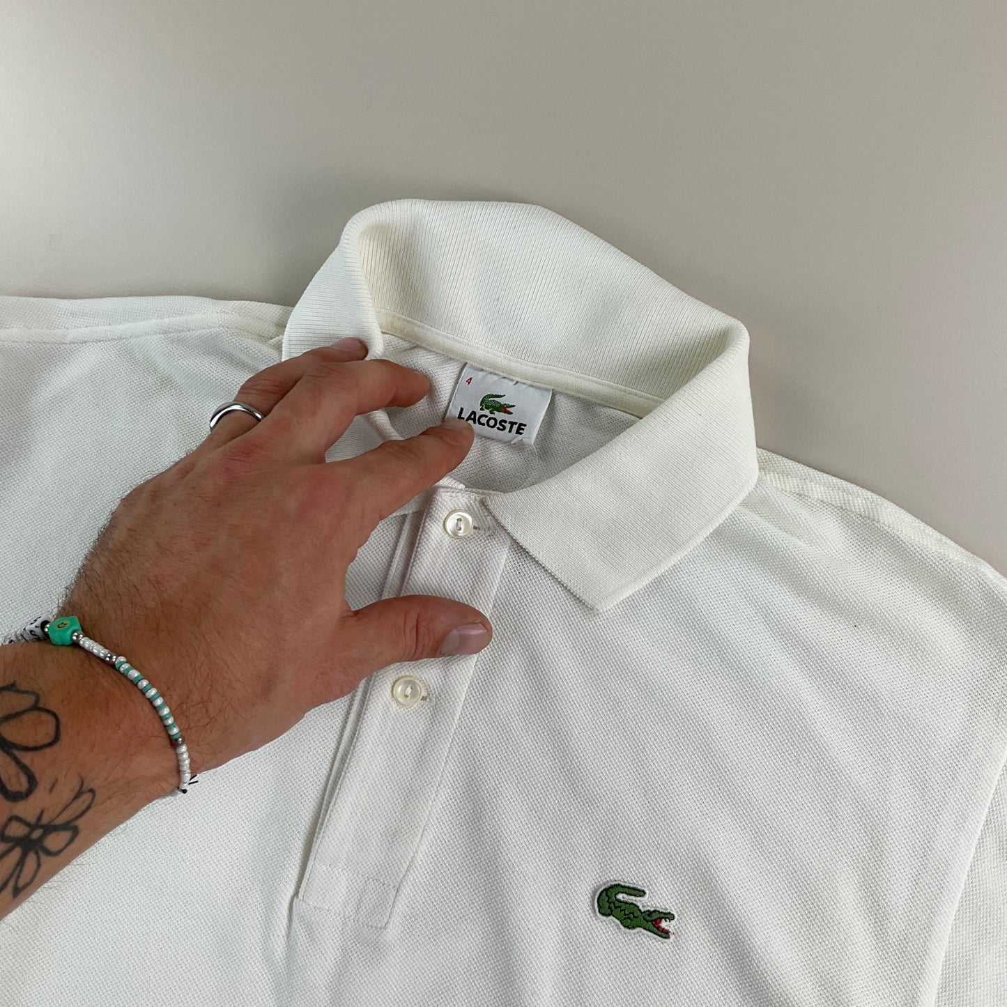 Lacoste Basic Polo Shirt - 4/Medium-LACOSTE-olesstore-vintage-secondhand-shop-austria-österreich