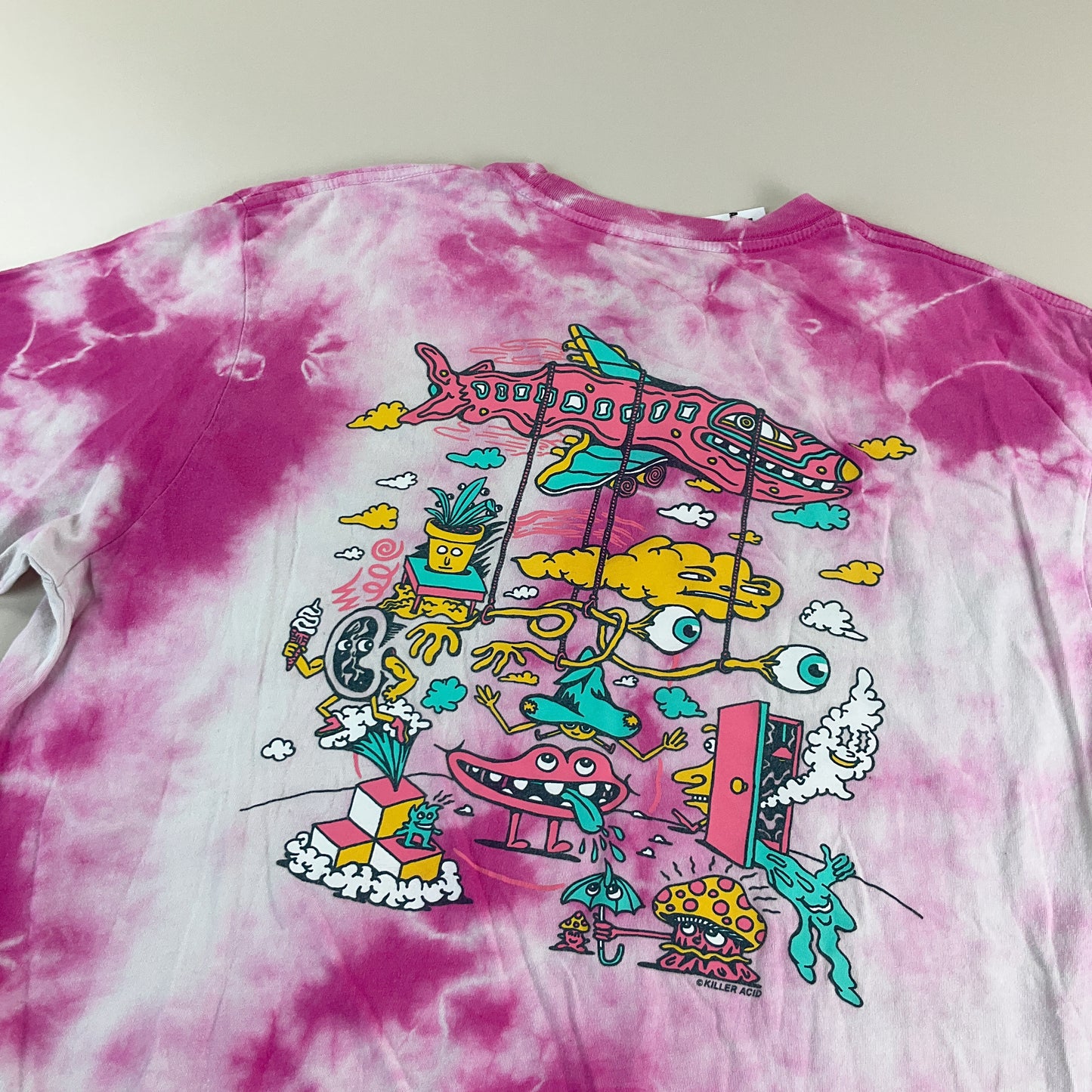 Killer Acid Tie Dye T-Shirt - XL-Killer Acid-olesstore-vintage-secondhand-shop-austria-österreich