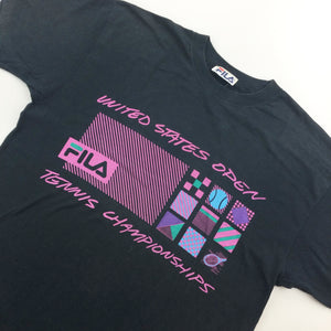 Fila 90s United States Open T-Shirt - XL-FILA-olesstore-vintage-secondhand-shop-austria-österreich