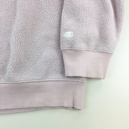 Champion Spellout Fleece Hoodie - Large-olesstore-vintage-secondhand-shop-austria-österreich