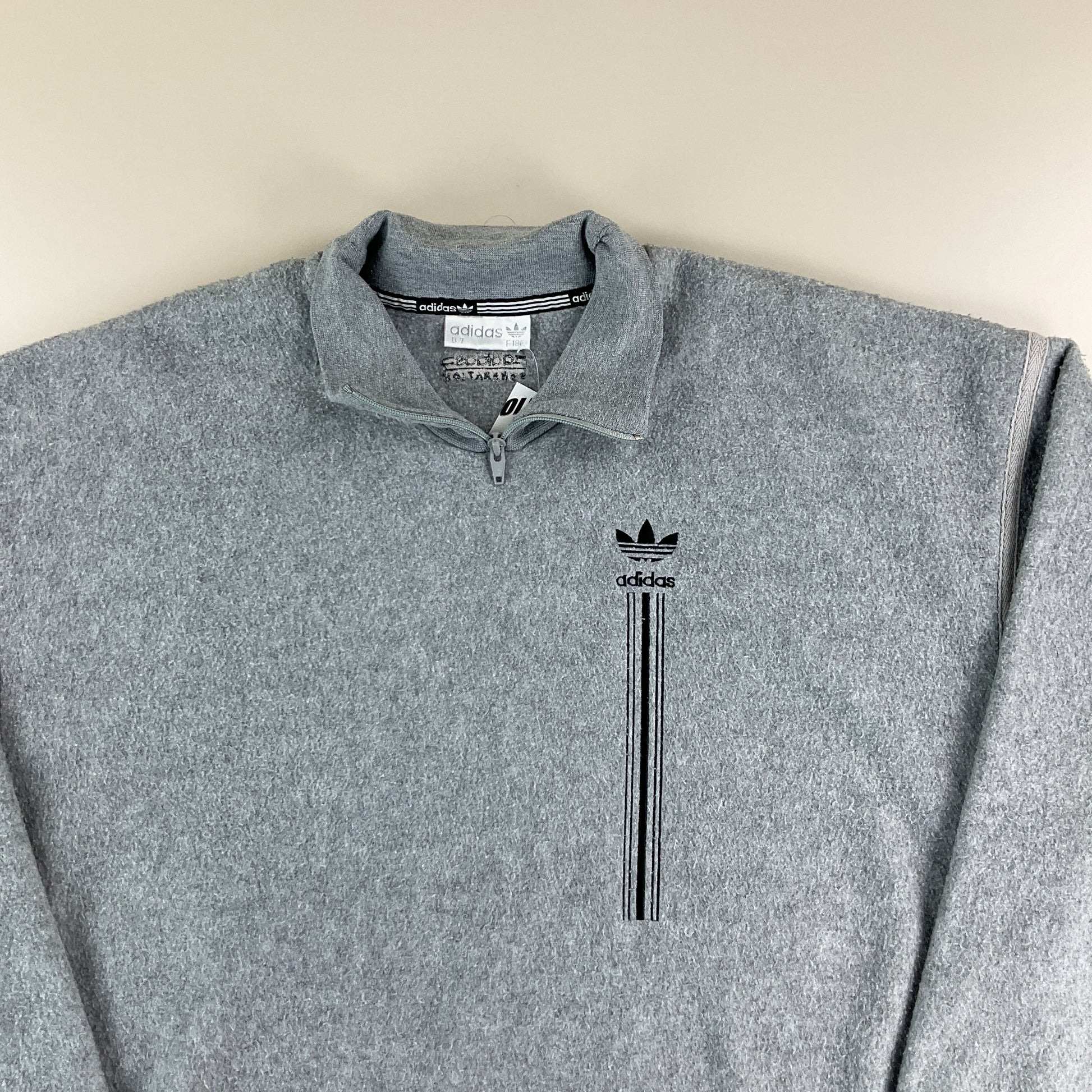 Adidas 80s Fleece Sweatshirt - D7/XL-ADIDAS-olesstore-vintage-secondhand-shop-austria-österreich