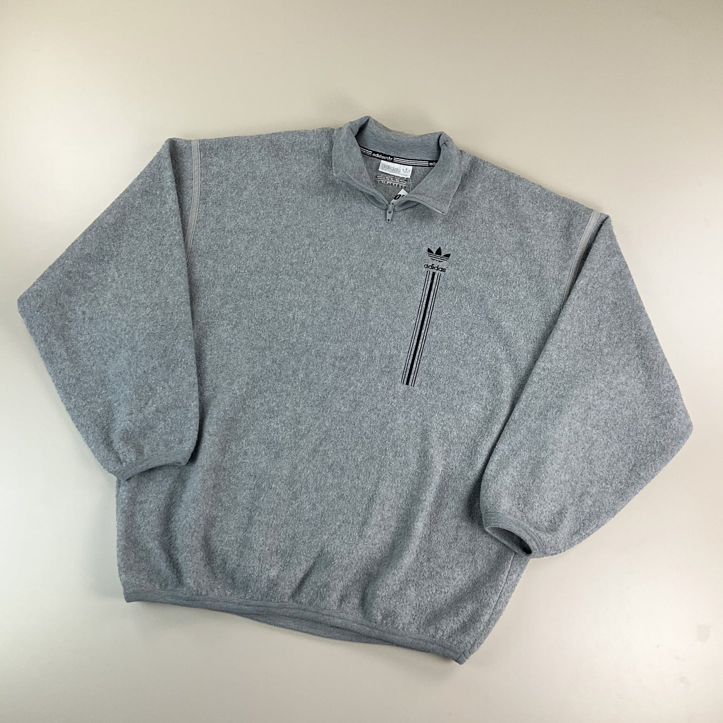 Adidas 80s Fleece Sweatshirt - D7/XL-ADIDAS-olesstore-vintage-secondhand-shop-austria-österreich