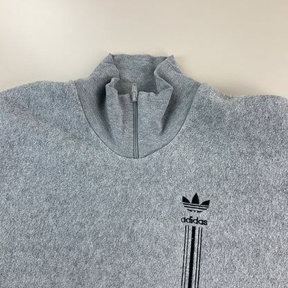 Adidas 80s Fleece Sweatshirt - D7/XL-ADIDAS-olesstore-vintage-secondhand-shop-austria-österreich