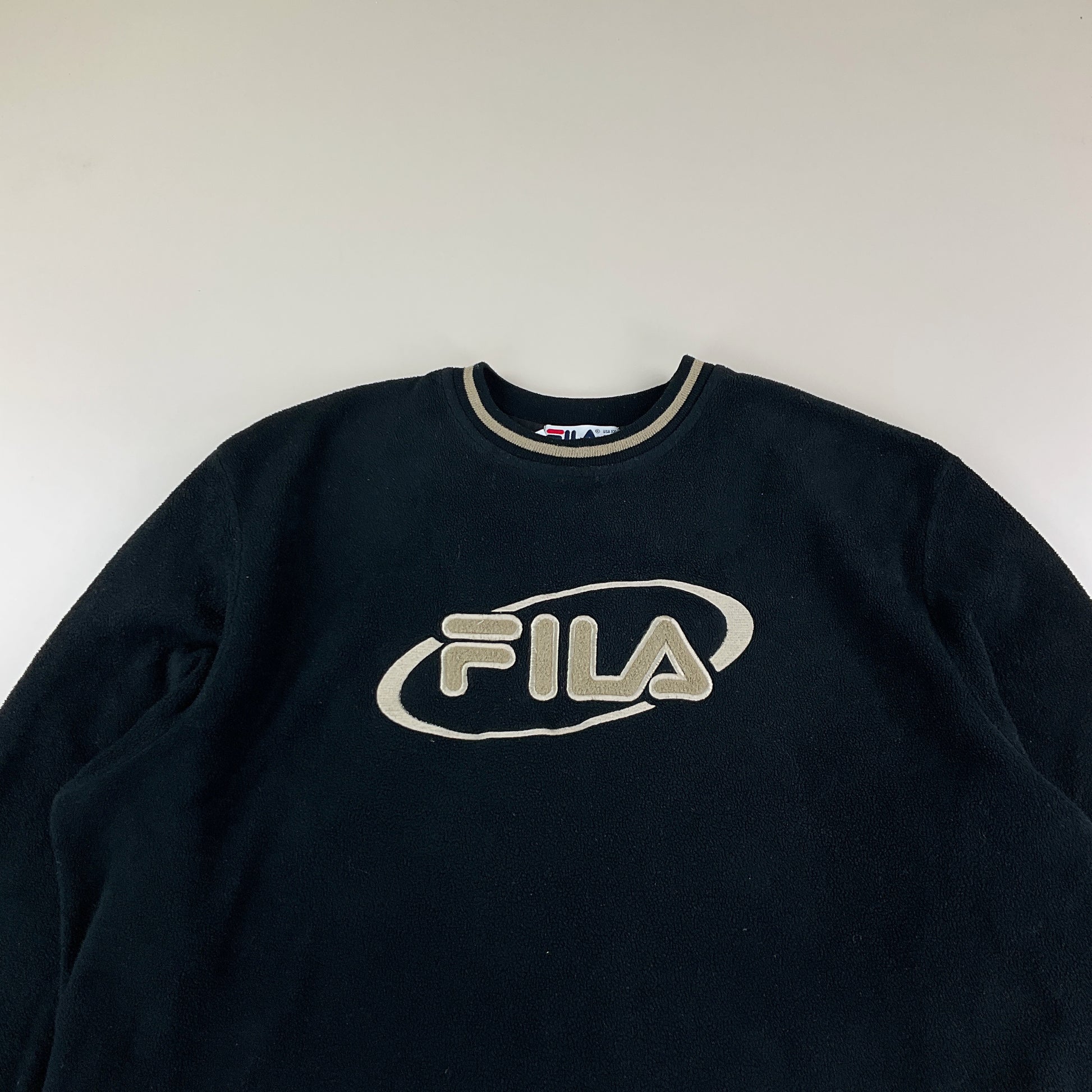 Fila 90s Fleece Sweatshirt - XXL-FILA-olesstore-vintage-secondhand-shop-austria-österreich