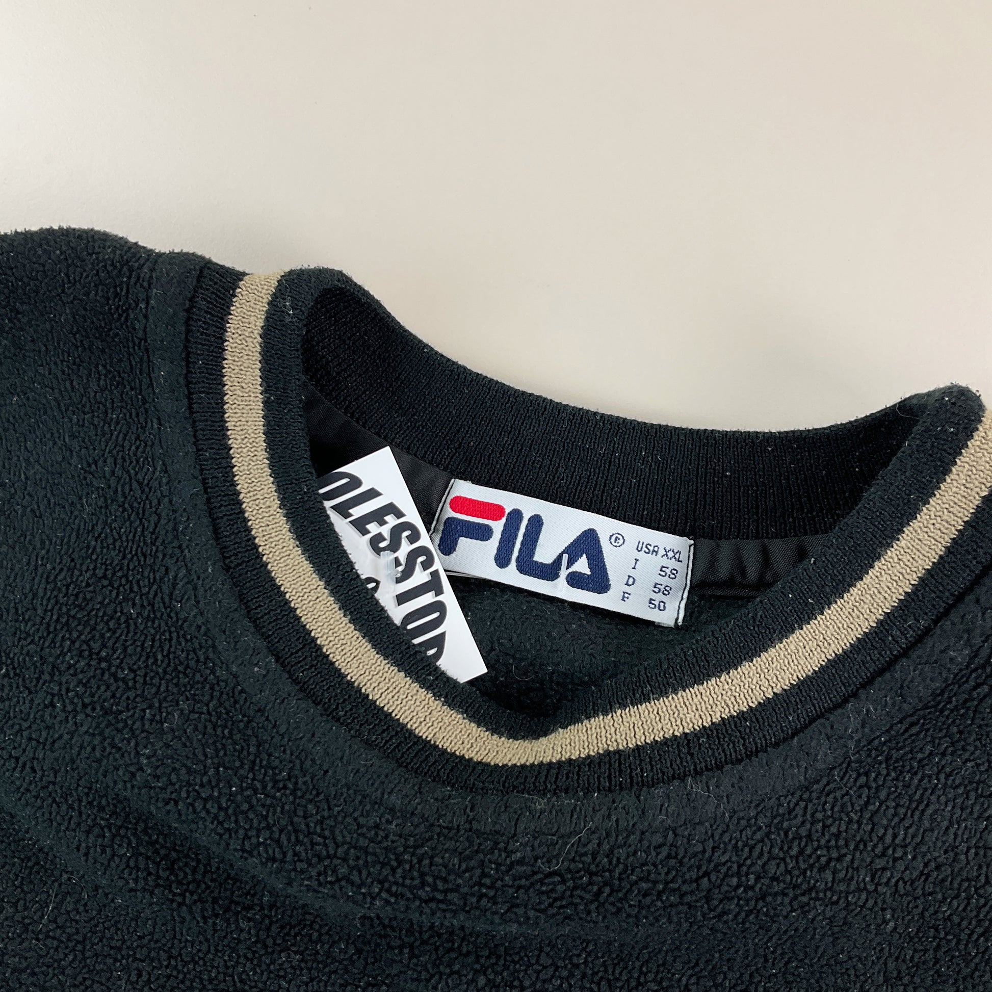 Fila 90s Fleece Sweatshirt - XXL-FILA-olesstore-vintage-secondhand-shop-austria-österreich