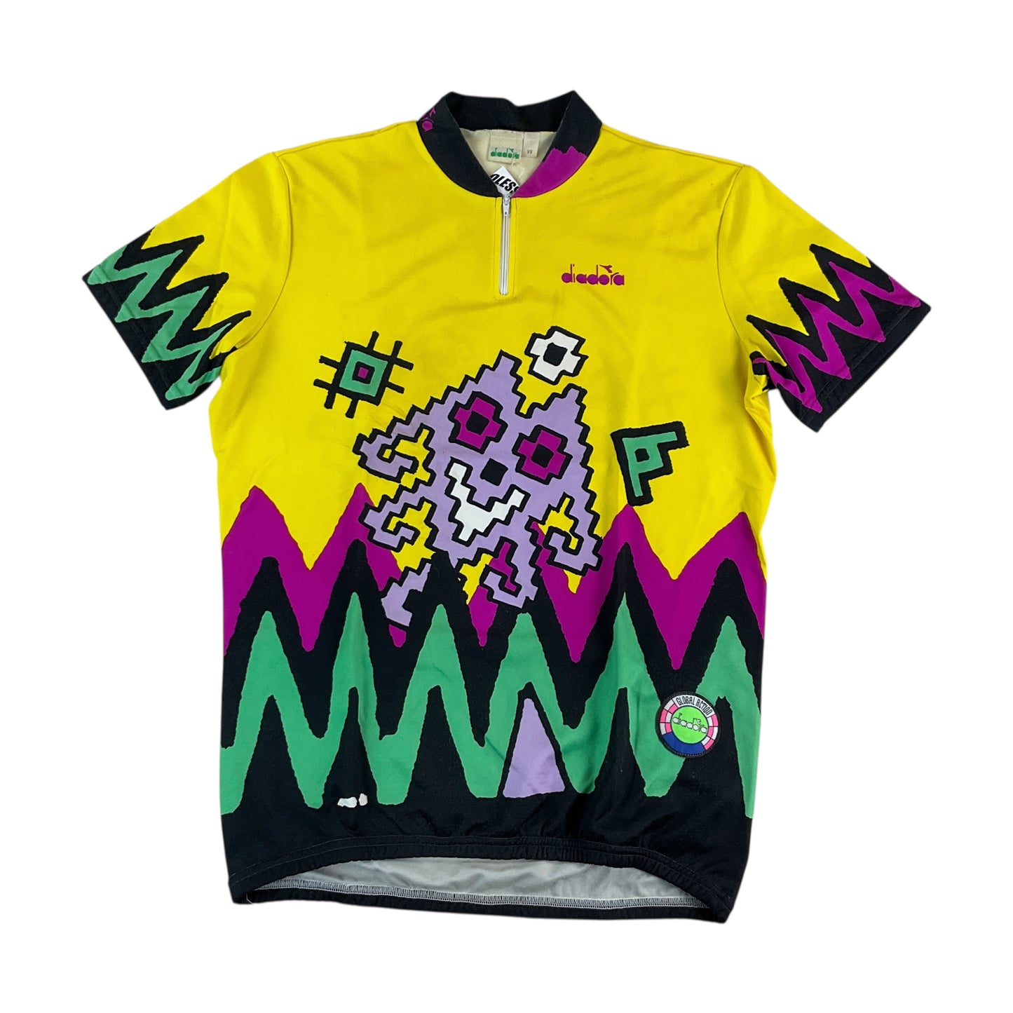 Diadora 90s Rennrad Trikot - Large-DIADORA-olesstore-vintage-secondhand-shop-austria-österreich