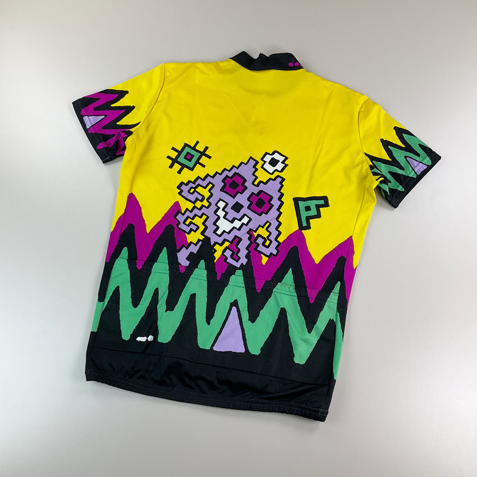 Diadora 90s Rennrad Trikot - Large-DIADORA-olesstore-vintage-secondhand-shop-austria-österreich