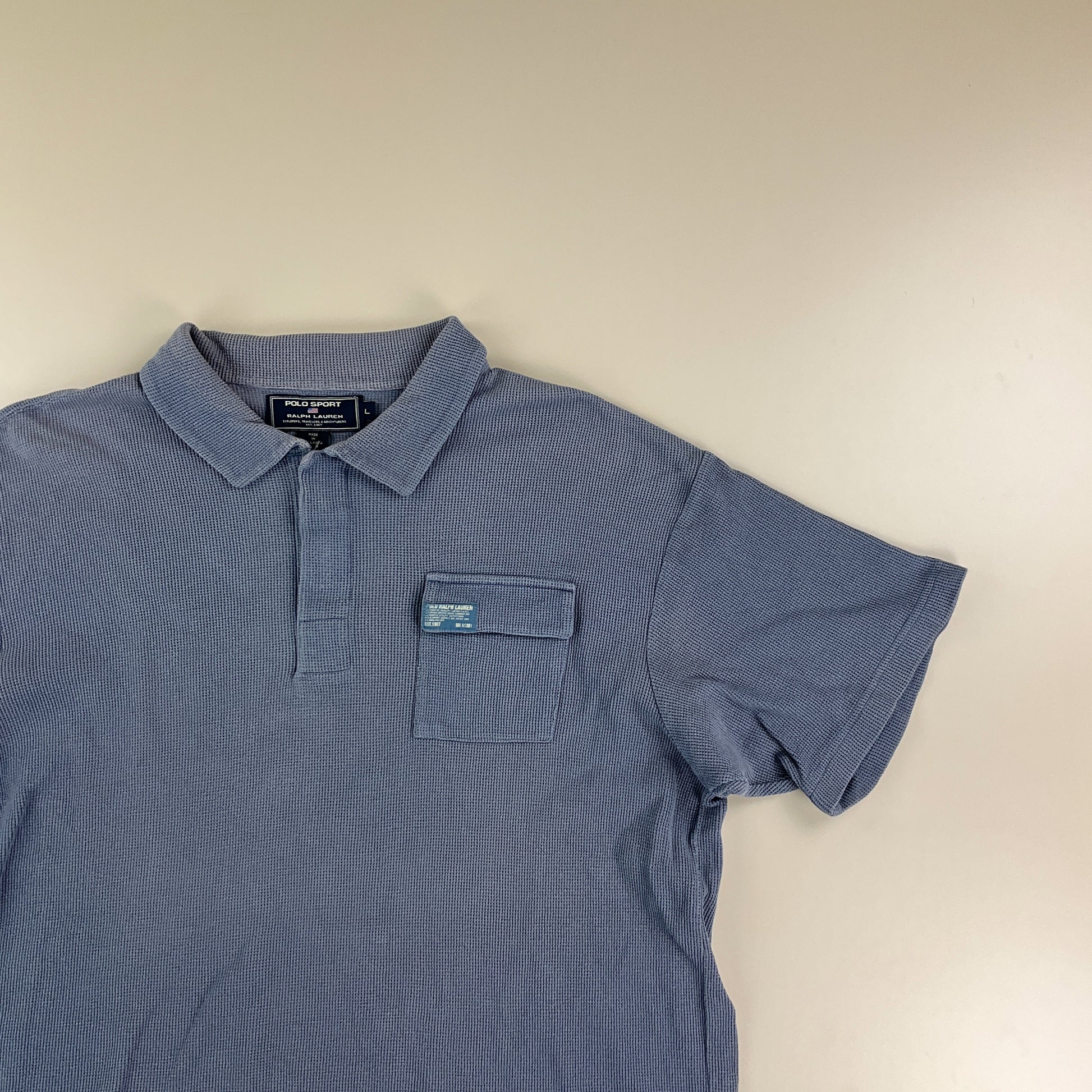 Ralph Lauren 90s Polo Sport Shirt - Large-RALPH LAUREN-olesstore-vintage-secondhand-shop-austria-österreich
