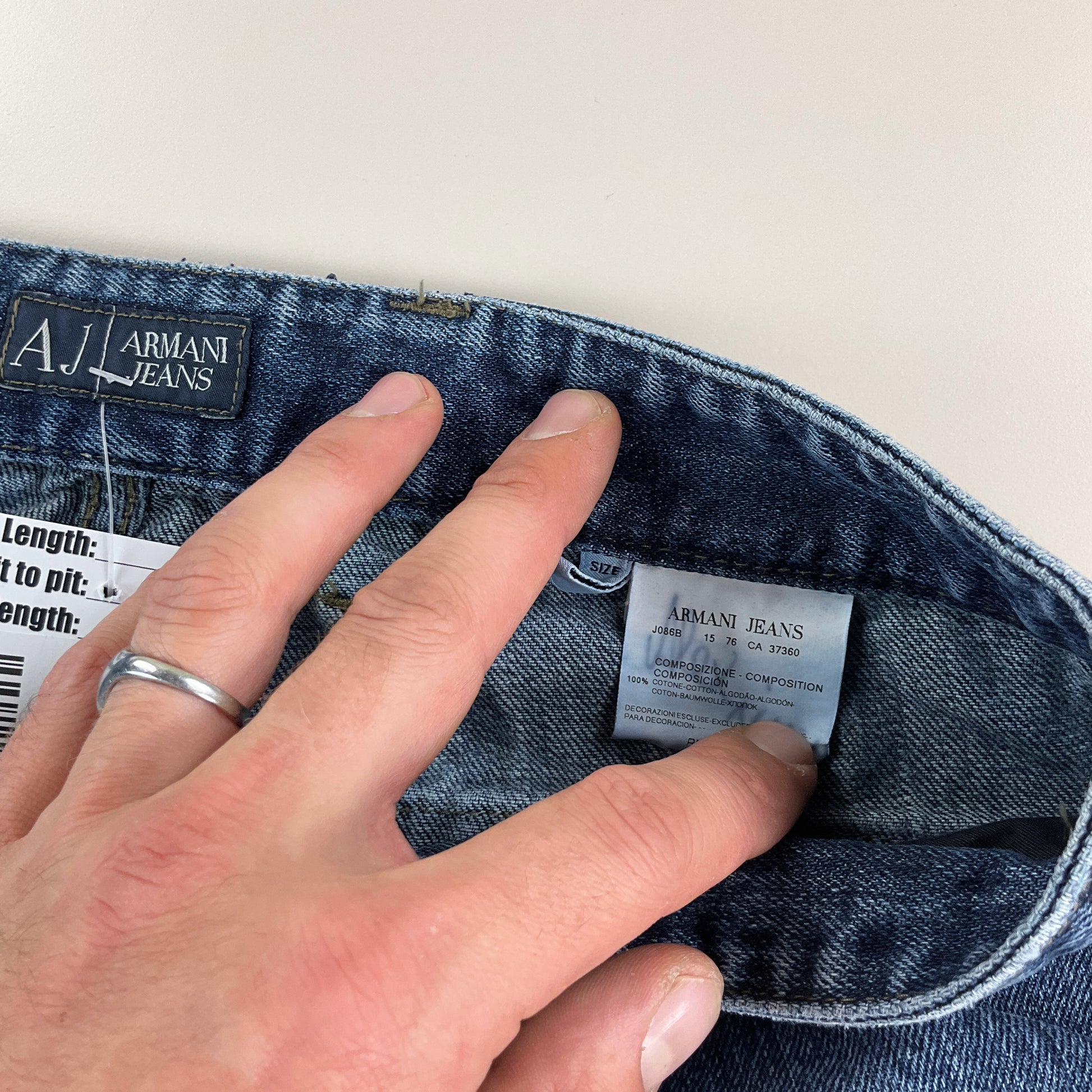 Armani 00s Jeans Hose - W33 L32 fit-Armani Jeans-olesstore-vintage-secondhand-shop-austria-österreich