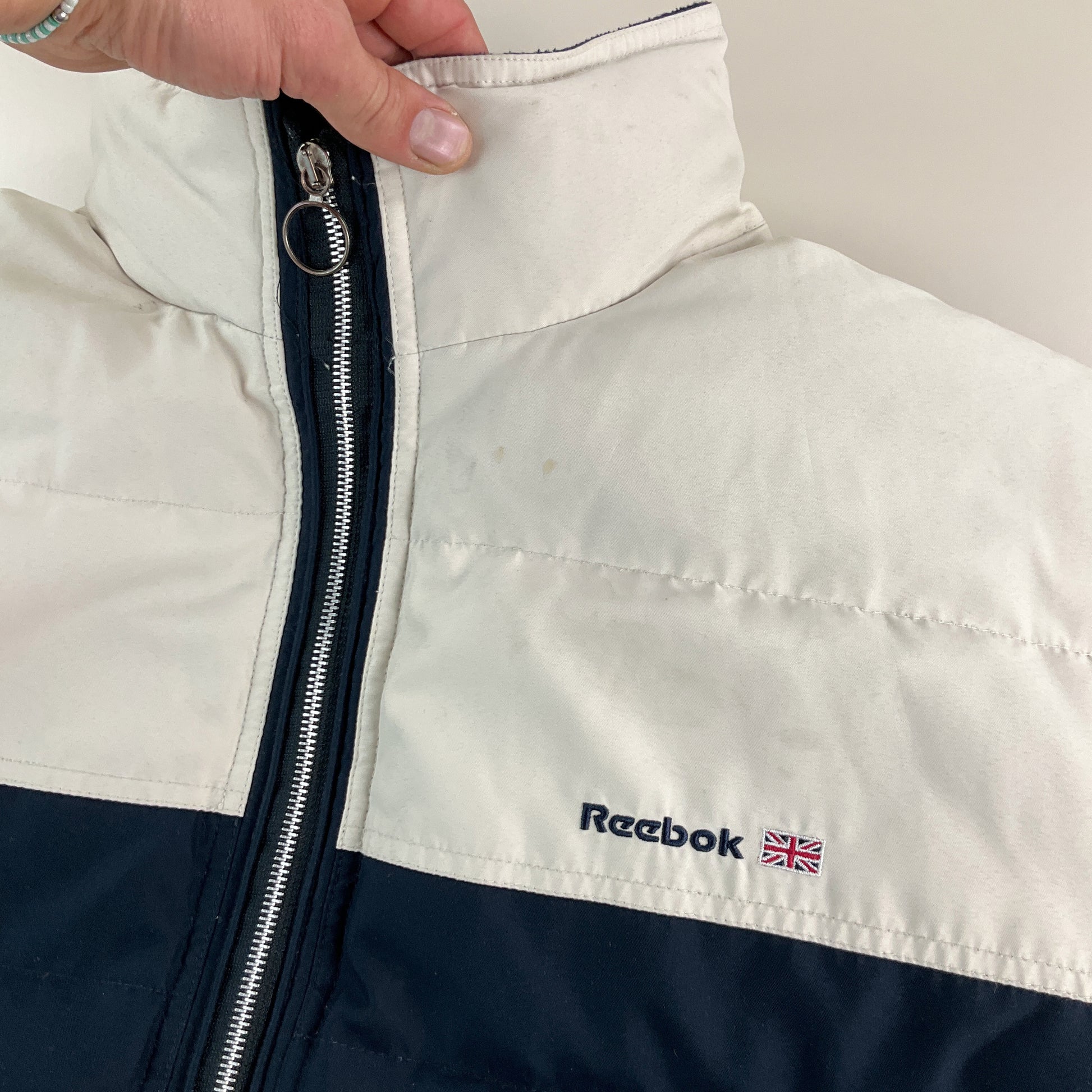 Reebok 00s Winter Puffer Jacke - Large-REEBOK-olesstore-vintage-secondhand-shop-austria-österreich