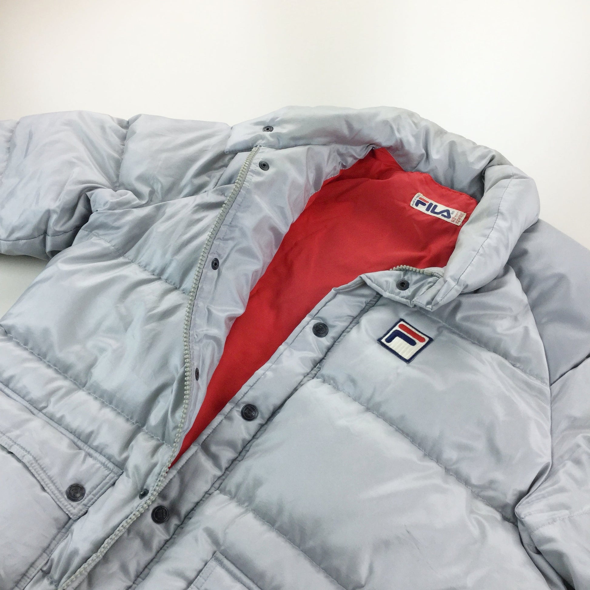 Fila 90s Puffer Jacket - Medium-olesstore-vintage-secondhand-shop-austria-österreich