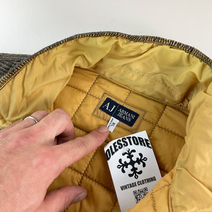Armani Jeans gefütterte Jacke - XL-ARMANI JEANS-olesstore-vintage-secondhand-shop-austria-österreich