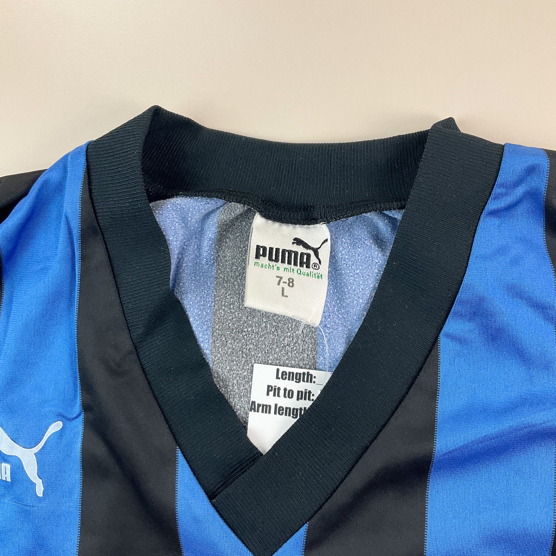 Puma 80s Sport Trikot T-Shirt (Nr. 6) - Large-PUMA-olesstore-vintage-secondhand-shop-austria-österreich