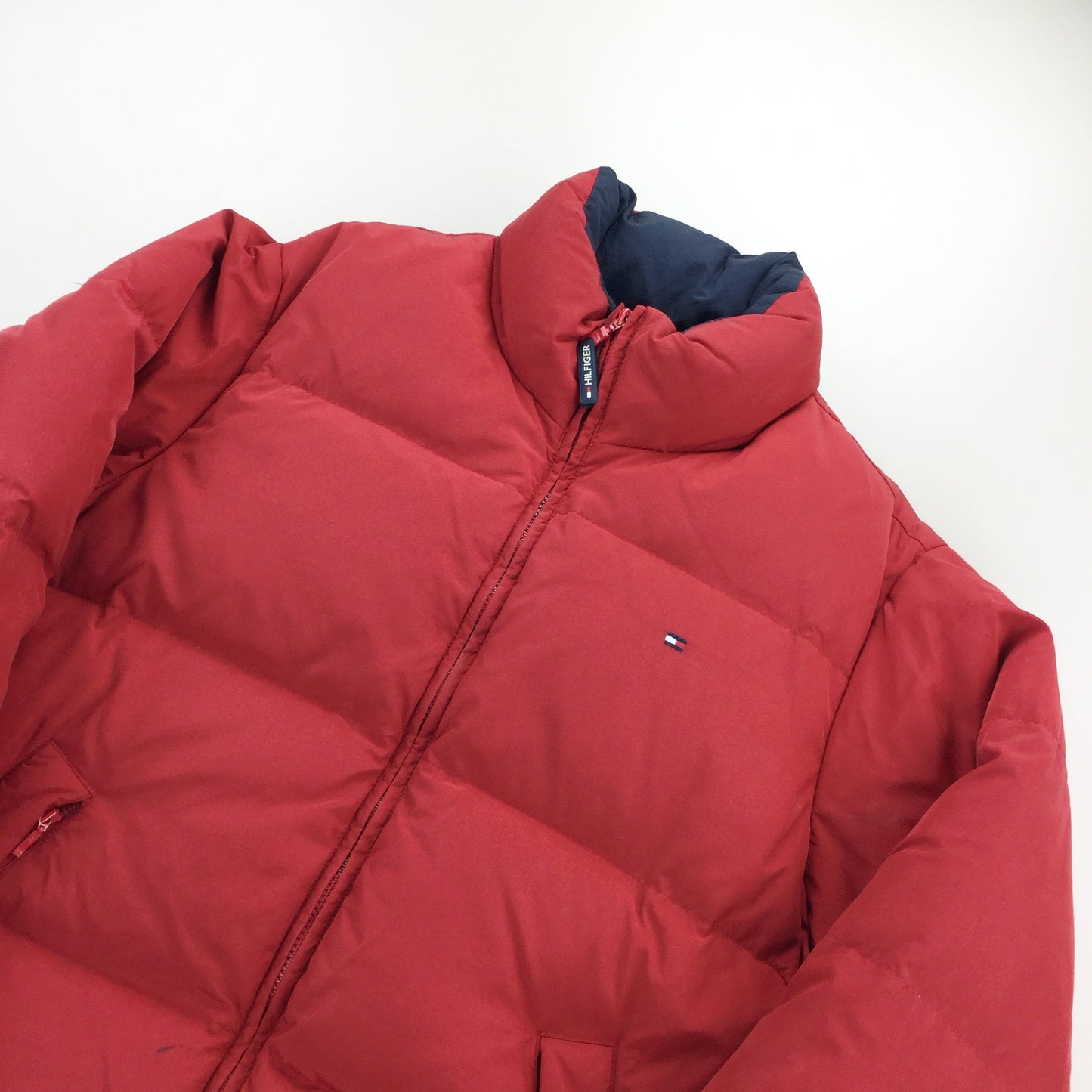 Tommy Hilfiger Basic Puffer Jacket - Medium-olesstore-vintage-secondhand-shop-austria-österreich