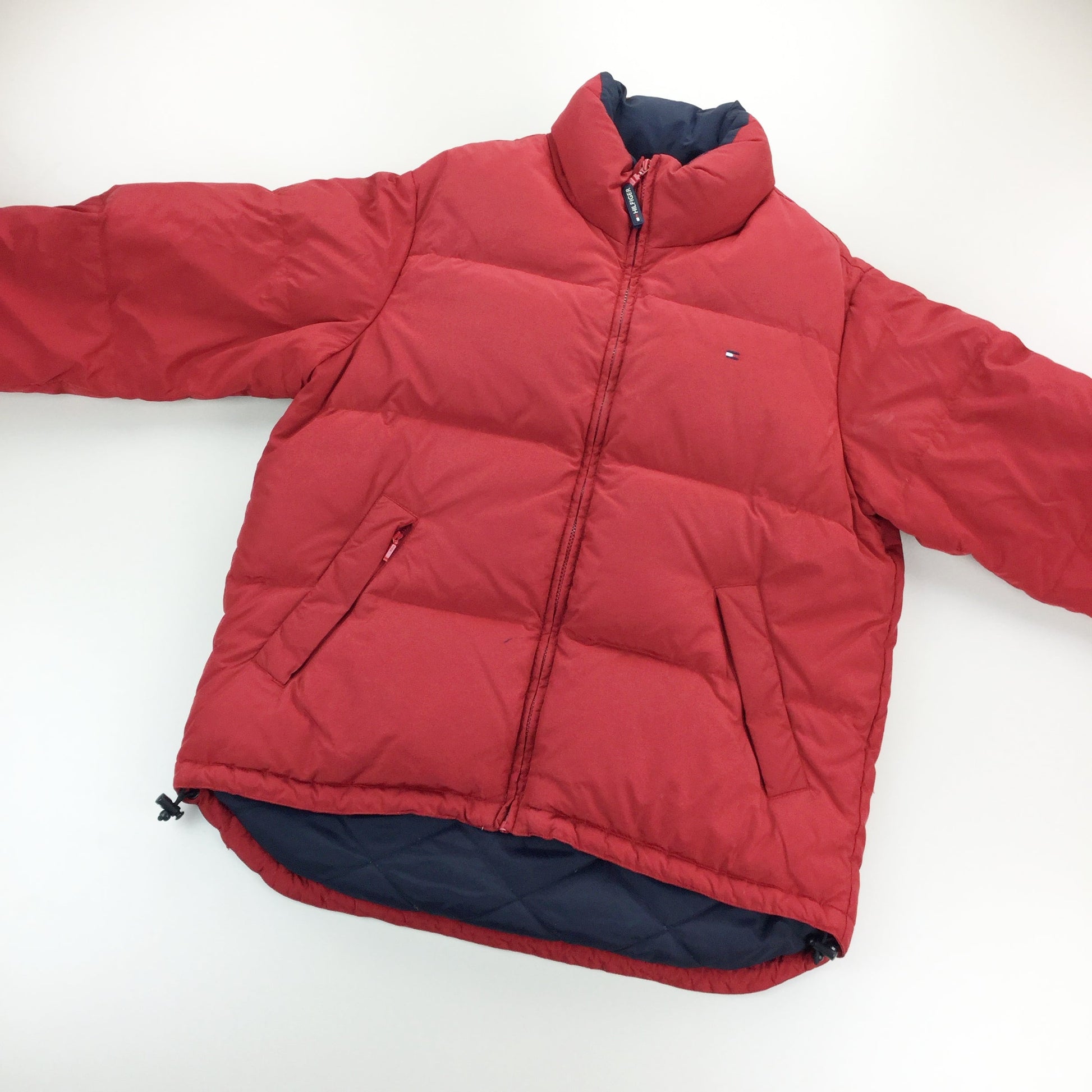 Tommy Hilfiger Basic Puffer Jacket - Medium-olesstore-vintage-secondhand-shop-austria-österreich