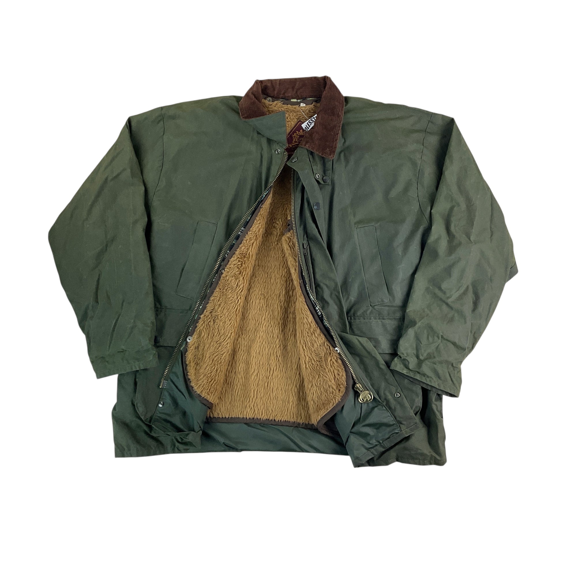 Royal Windsor England 90s Wachs Jacke - XXL-Royal Windsor-olesstore-vintage-secondhand-shop-austria-österreich