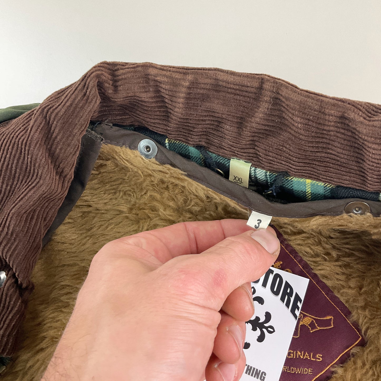 Royal Windsor England 90s Wachs Jacke - XXL-Royal Windsor-olesstore-vintage-secondhand-shop-austria-österreich