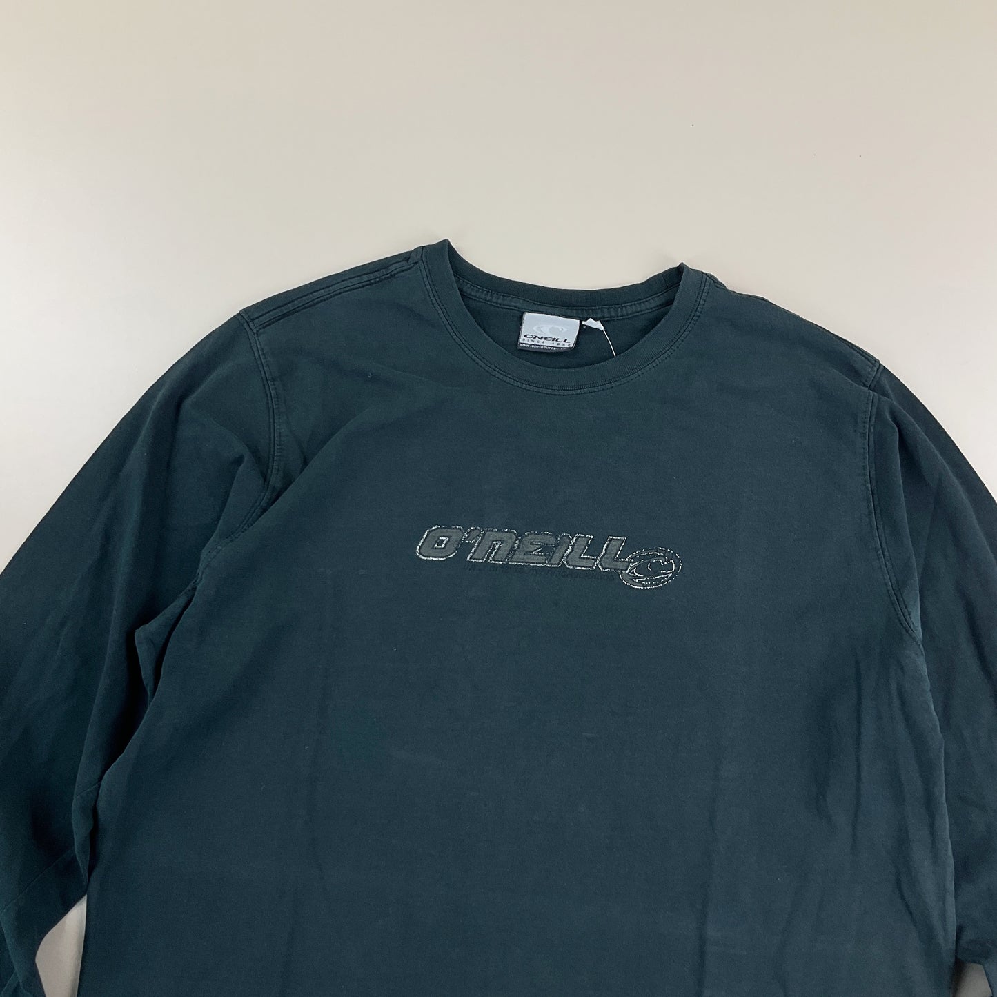 O'Neill Surf 00s langarm T-Shirt - Medium-O'NEILL-olesstore-vintage-secondhand-shop-austria-österreich