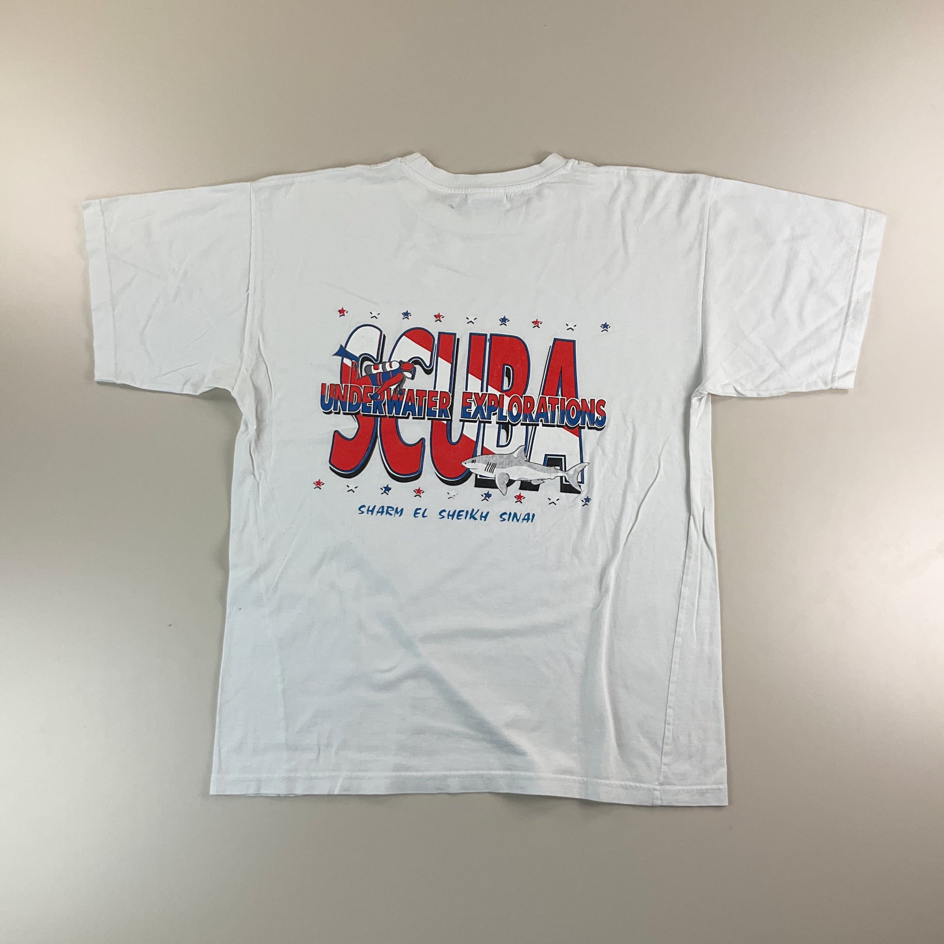 Scuba Underwater Explorations 00s T-Shirt - Medium-Vision Sportswear-olesstore-vintage-secondhand-shop-austria-österreich