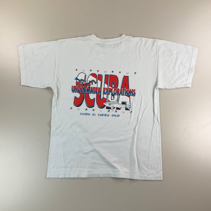 Scuba Underwater Explorations 00s T-Shirt - Medium-Vision Sportswear-olesstore-vintage-secondhand-shop-austria-österreich