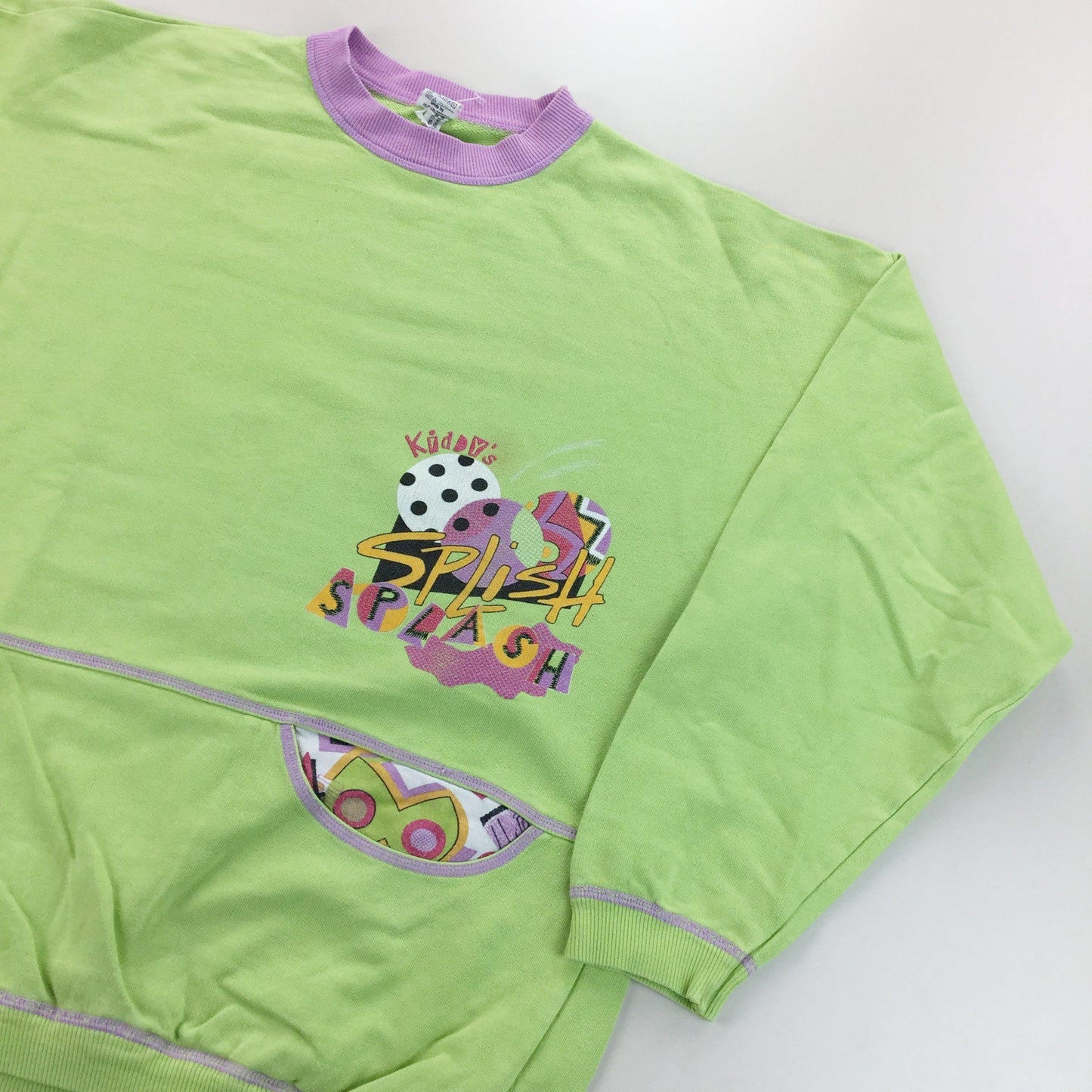 Splish Splash 90s Sweatshirt - Small-SPLISH SPLASH-olesstore-vintage-secondhand-shop-austria-österreich