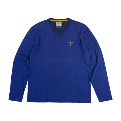 Aeronautica Militare Langarm T-Shirt - Large-AERONAUTICA-olesstore-vintage-secondhand-shop-austria-österreich