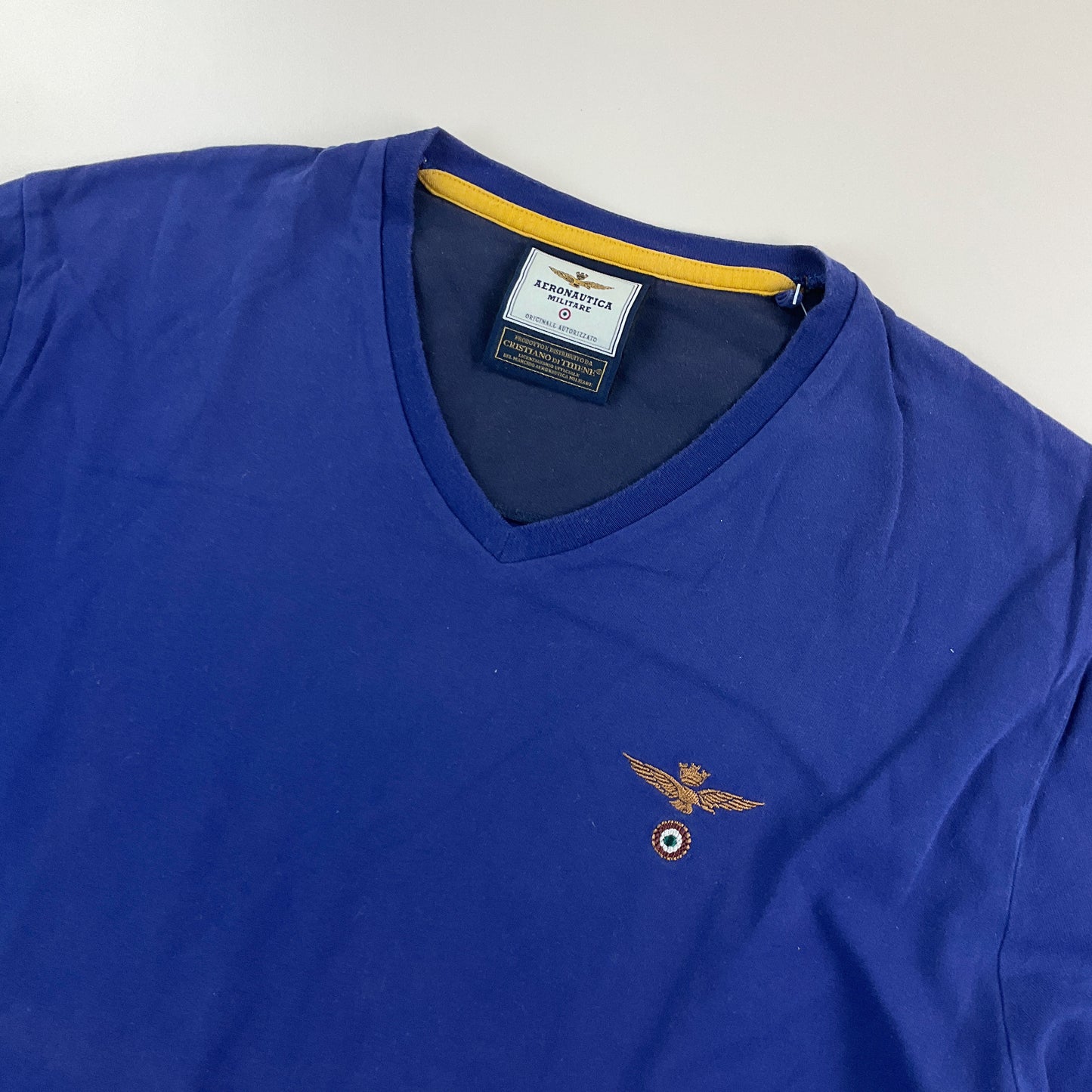 Aeronautica Militare Langarm T-Shirt - Large-AERONAUTICA-olesstore-vintage-secondhand-shop-austria-österreich