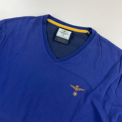 Aeronautica Militare Langarm T-Shirt - Large-AERONAUTICA-olesstore-vintage-secondhand-shop-austria-österreich