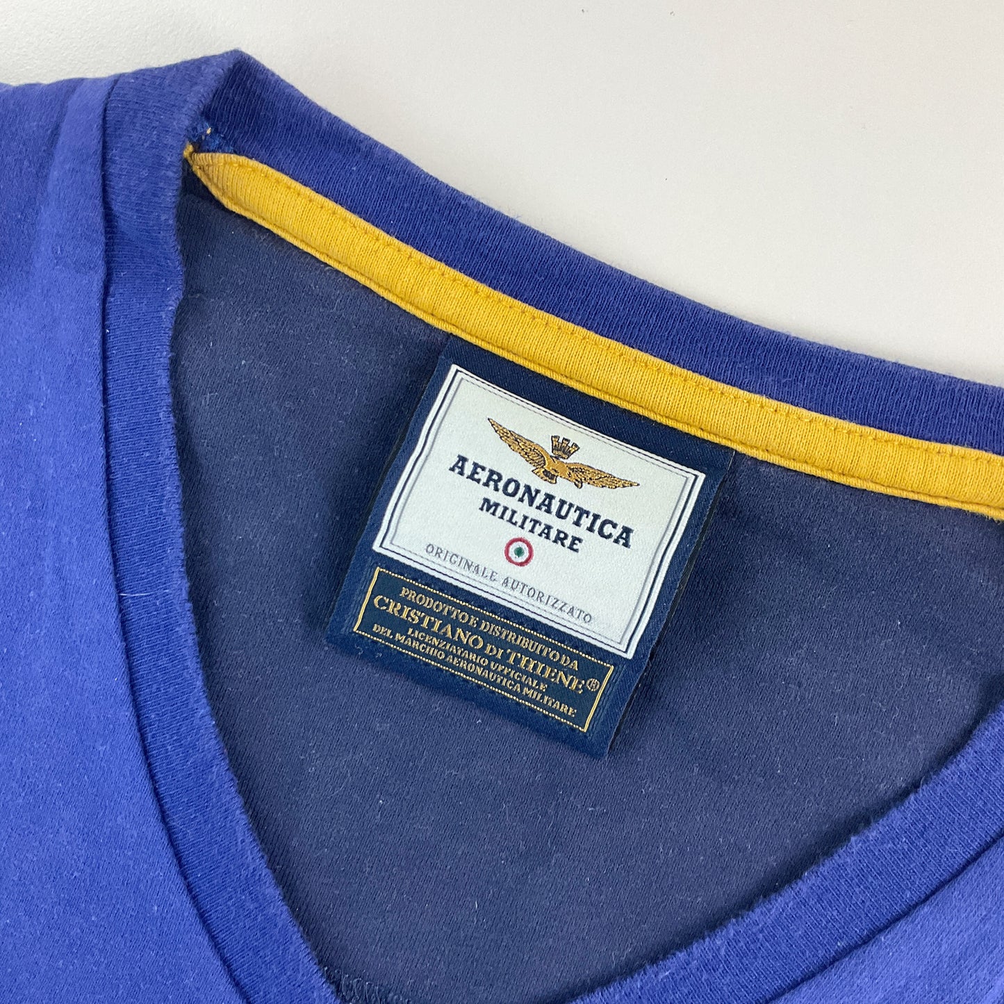 Aeronautica Militare Langarm T-Shirt - Large-AERONAUTICA-olesstore-vintage-secondhand-shop-austria-österreich