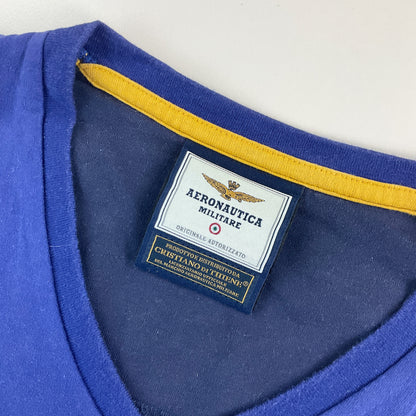 Aeronautica Militare Langarm T-Shirt - Large-AERONAUTICA-olesstore-vintage-secondhand-shop-austria-österreich