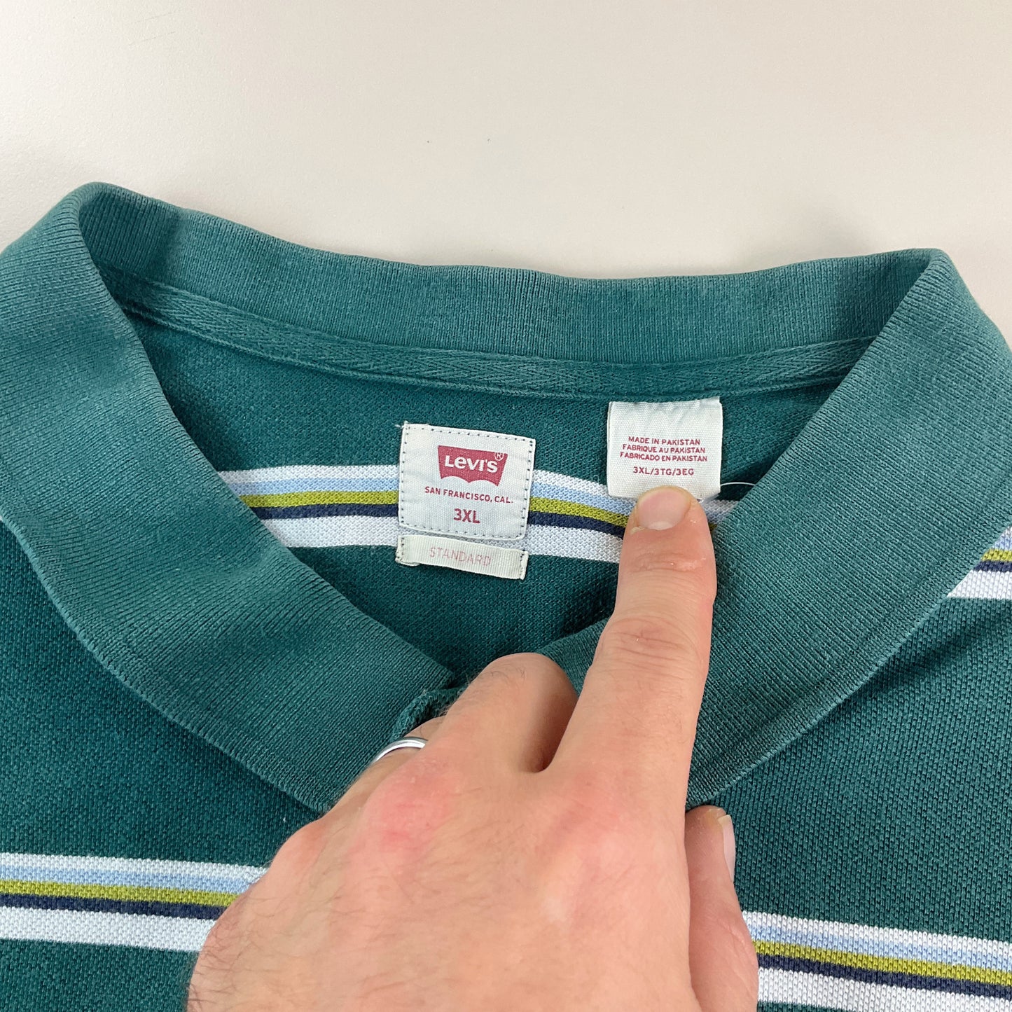 Levi's Basic Polo Shirt - 3XL-LEVI'S-olesstore-vintage-secondhand-shop-austria-österreich
