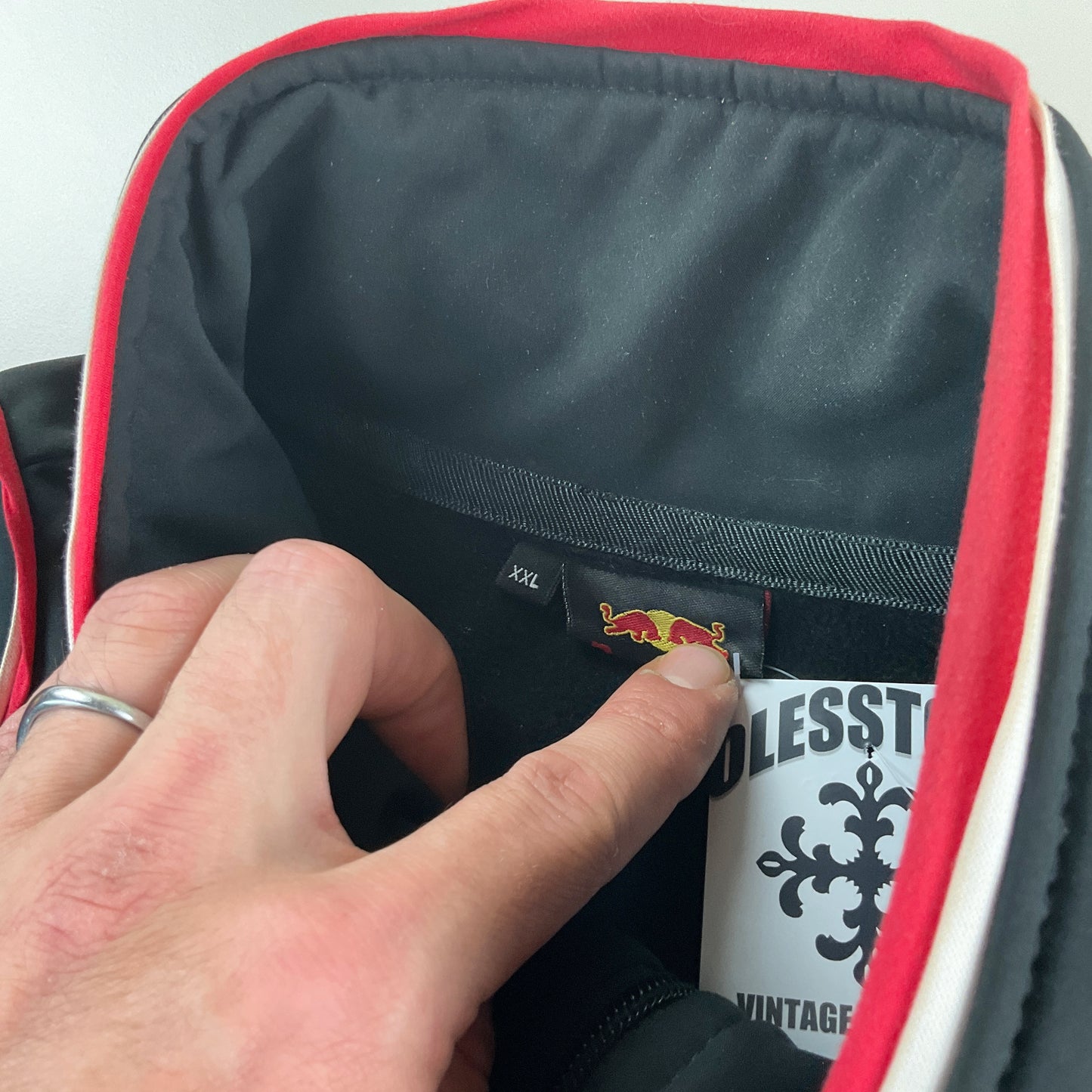 Redbull 00s Racing Softshell Jacke - XXL-REDBULL-olesstore-vintage-secondhand-shop-austria-österreich