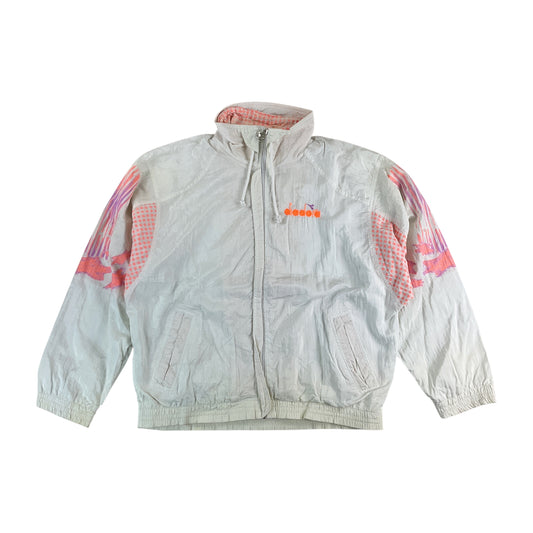 Diadroa 90s Retro Tennis Sport Jacke - Medium-DIADORA-olesstore-vintage-secondhand-shop-austria-österreich