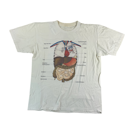 Anatomie 90s Grafik T-Shirt - Large-NO NAME-olesstore-vintage-secondhand-shop-austria-österreich