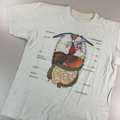 Anatomie 90s Grafik T-Shirt - Large-NO NAME-olesstore-vintage-secondhand-shop-austria-österreich
