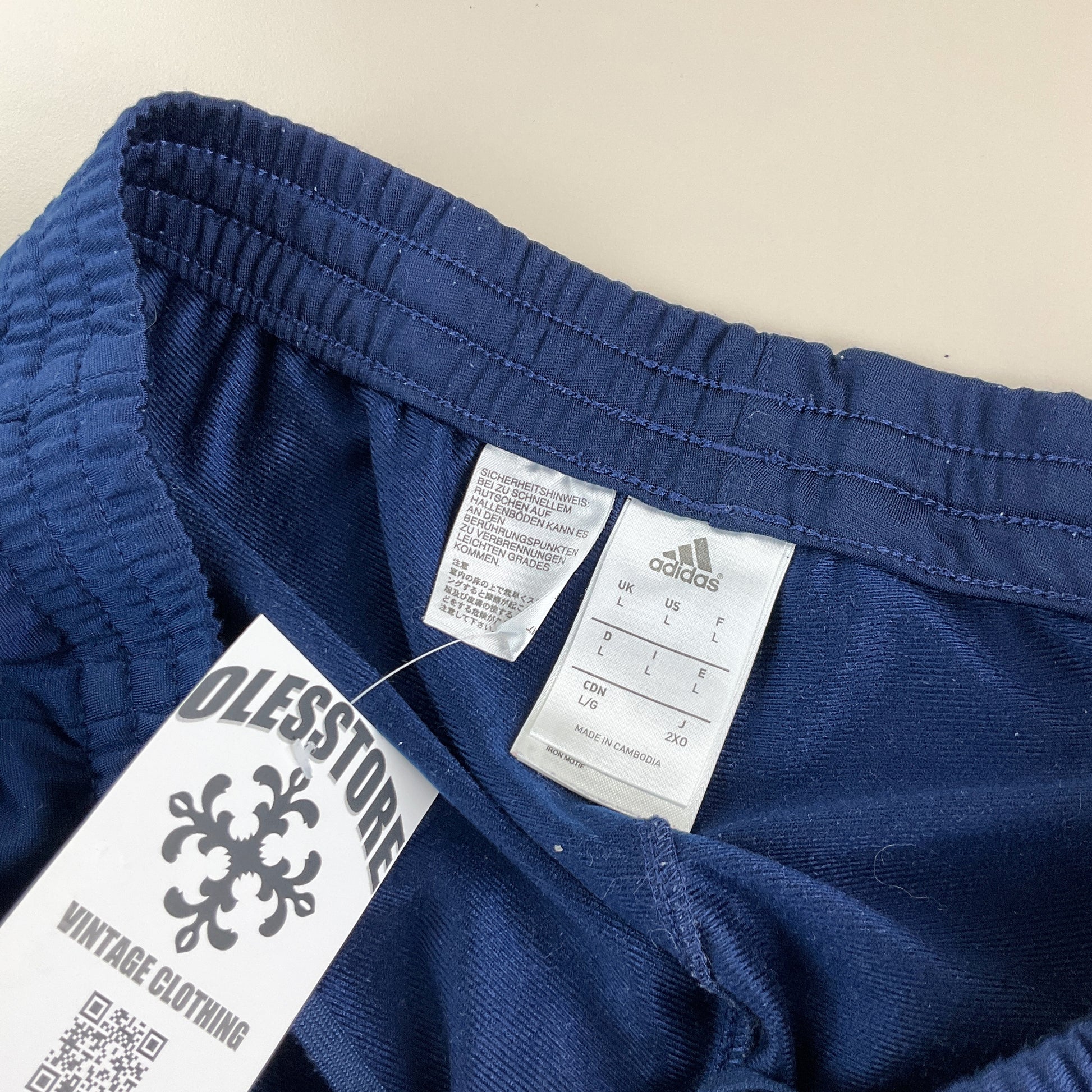 Adidas Basic Jogginghose - Large-ADIDAS-olesstore-vintage-secondhand-shop-austria-österreich