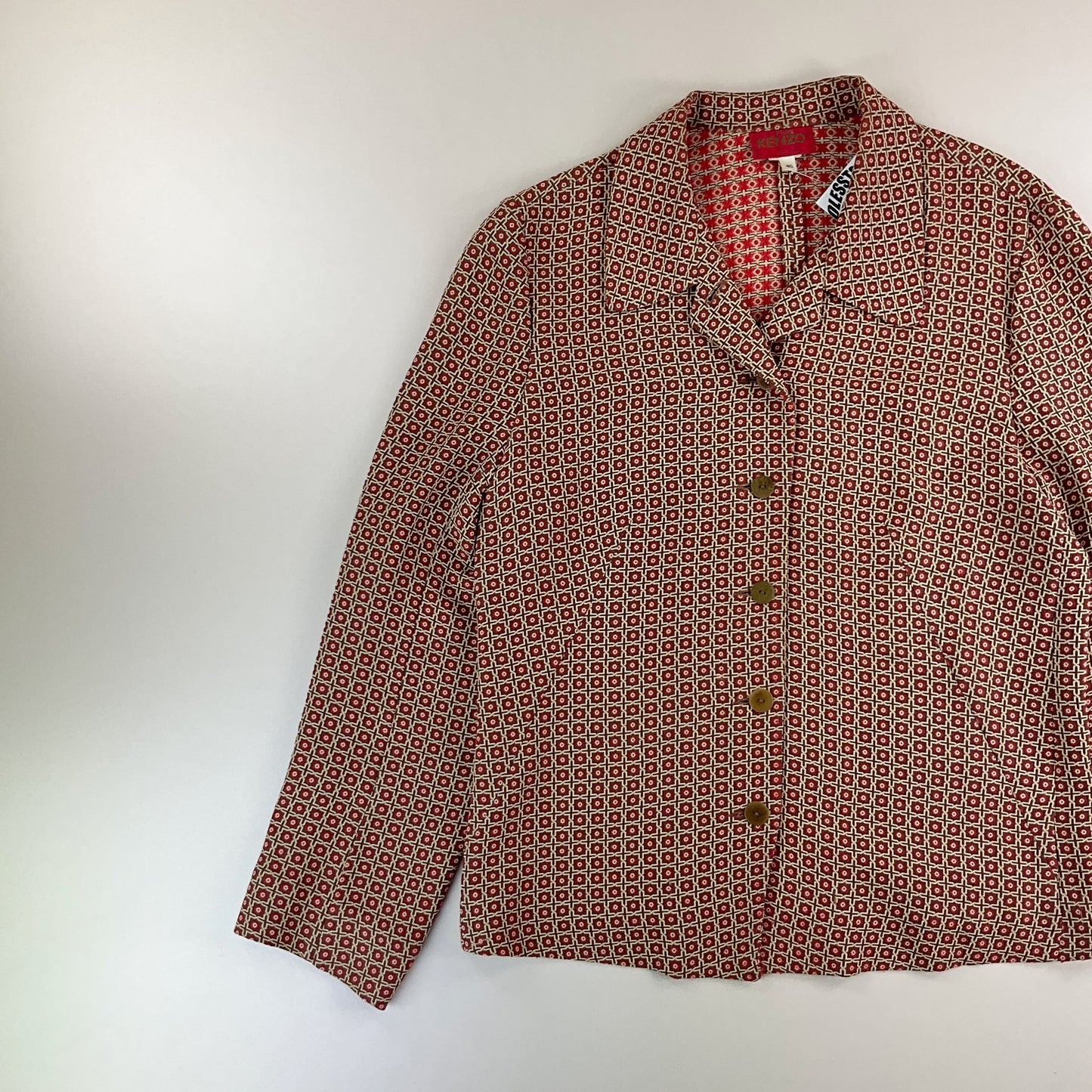 Kenzo Paris 80s Blazer Jacke - Damen/40-KENZO-olesstore-vintage-secondhand-shop-austria-österreich