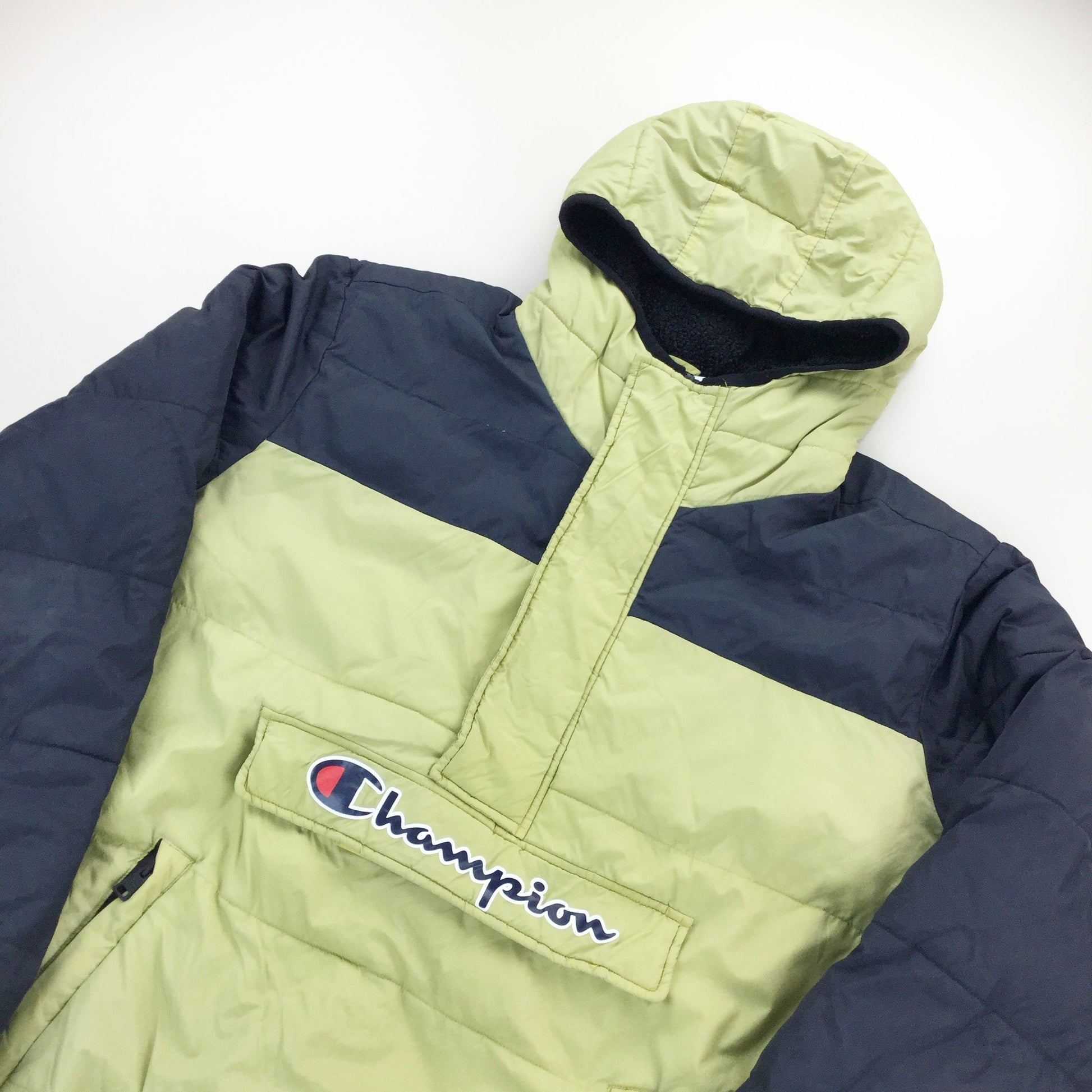 Champion 1/4 Zip Winter Puffer - XXL-olesstore-vintage-secondhand-shop-austria-österreich