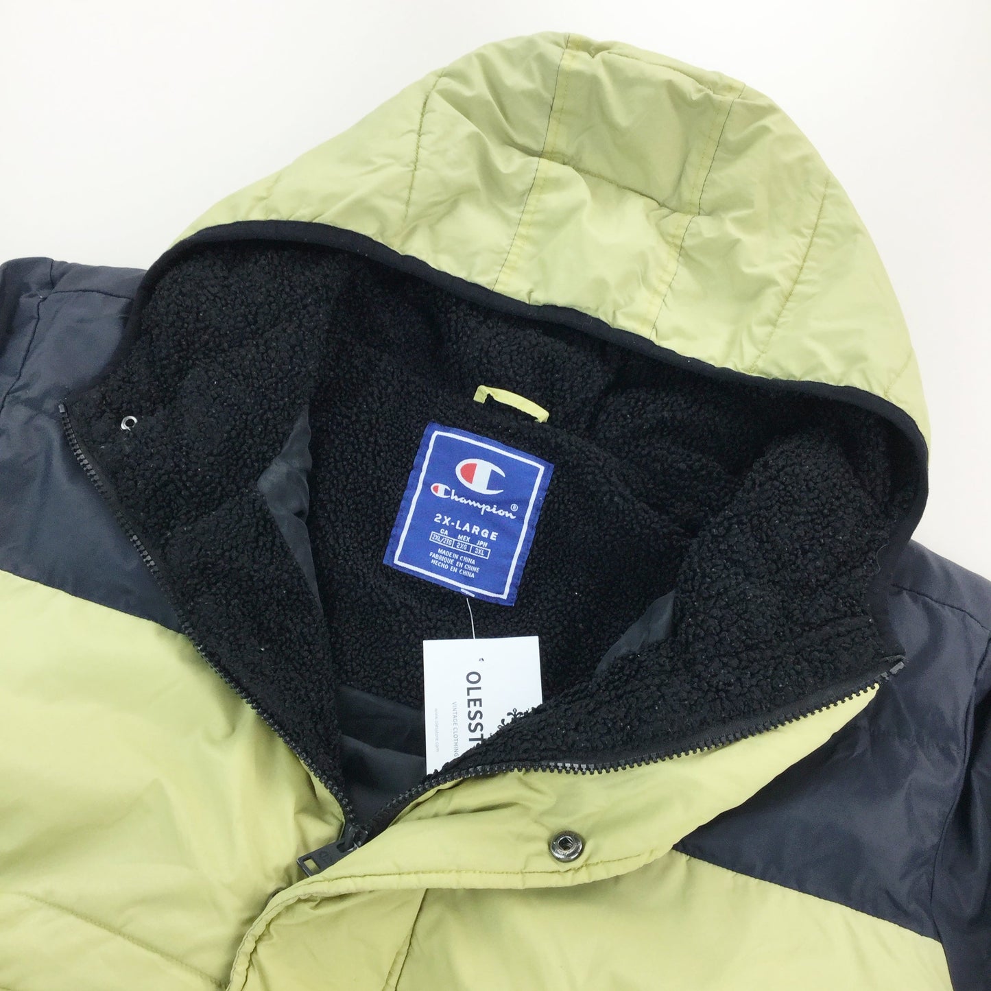 Champion 1/4 Zip Winter Puffer - XXL-olesstore-vintage-secondhand-shop-austria-österreich