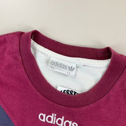 Adidas 90s Rare Center Logo T-Shirt - XL-ADIDAS-olesstore-vintage-secondhand-shop-austria-österreich