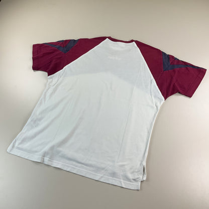 Adidas 90s Rare Center Logo T-Shirt - XL-ADIDAS-olesstore-vintage-secondhand-shop-austria-österreich